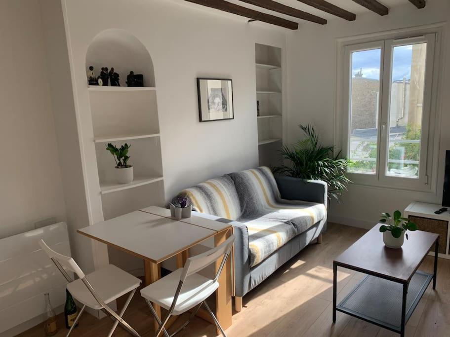Studio Lumineux, Refait A Neuf, Metro Jourdain Париж Экстерьер фото